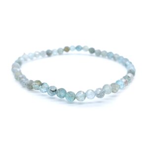 Apatit fazetovaný 4 mm - náramek